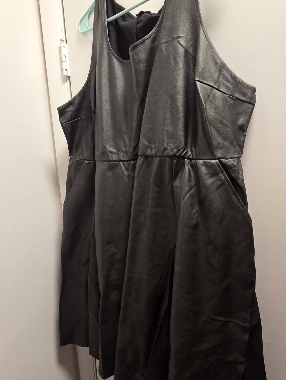 Torrid Black Faux Leather Dress